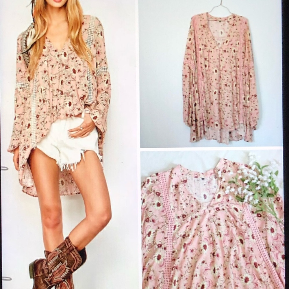 Bethany Pink Tunic Dress